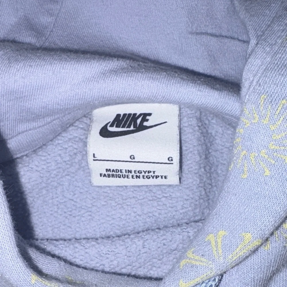 Nike Light blue Monogram Hoodie for Men size large - Picture 2 of 7